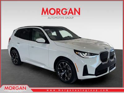 2025 BMW X3 30 xDrive in White — front three-quarter view