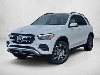 2026 Mercedes-Benz GLE 350 GLE 350 SUV in Polar White — front three-quarter view