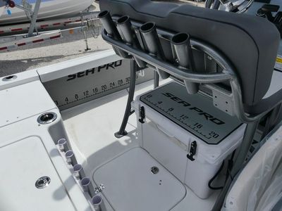 2026 Sea Pro 230 Bay — engine compartment view