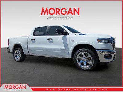 2026 Ram 1500 Big Horn/Lone Star in White — front three-quarter view