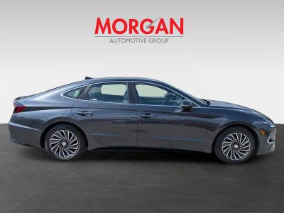 2023 Hyundai Sonata Hybrid — rear three-quarter view