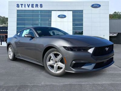 2026 Ford Mustang EcoBoost in Carbonized Gray Metallic — front three-quarter view