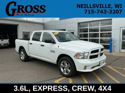 2017 RAM 1500 Express in White — front three-quarter view