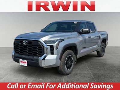 2026 Toyota Tundra SR5 in Celestial Silver Metallic — front three-quarter view