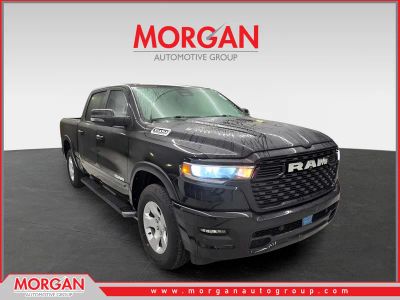 2026 Ram 1500 Big Horn in Diamond Black Crystal Pearlcoat — front three-quarter view