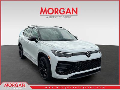 2026 Volkswagen Tiguan SE R-Line Black in Opal — front three-quarter view