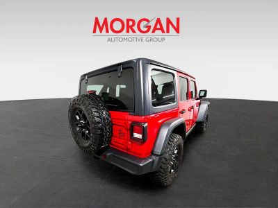 2025 Jeep Wrangler — rear three-quarter view