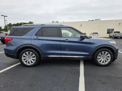 2020 Ford Explorer — rear three-quarter view