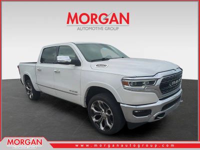 2021 Ram 1500 Limited in White — front three-quarter view