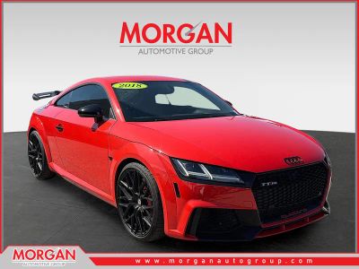 2018 Audi TT RS 2.5T in Catalunya Red Metallic — front three-quarter view