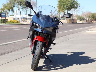 2026 Kawasaki Ninja 500 ABS Metallic Matte Twilight Blue - Photo 3
