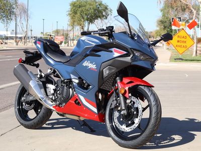 2026 Kawasaki Ninja 500 ABS Metallic Matte Twilight Blue - Photo 2