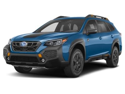 2025 Subaru Outback Wilderness in Magnetite Gray Metallic — front three-quarter view