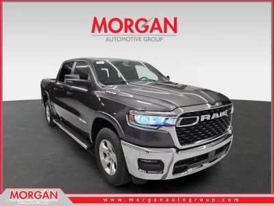 2026 Ram 1500 Big Horn in Granite Crystal Metallic Clearcoat — front three-quarter view