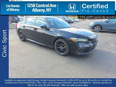 2023 Honda Civic Sedan Sport CVT — side profile view