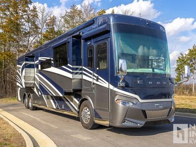 2022 Newmar Essex — front three-quarter view