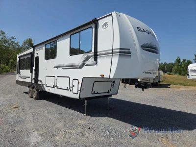 2027 Forest River RV Sabre — rear three-quarter view