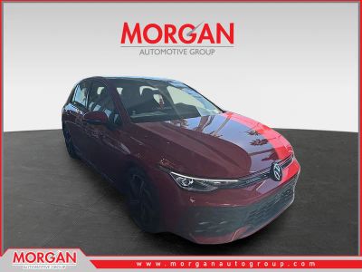 2026 Volkswagen Golf GTI SE in Red Metallic — front three-quarter view