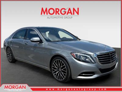 2015 Mercedes-Benz S-Class S 550 in designo Mocha Black — front three-quarter view