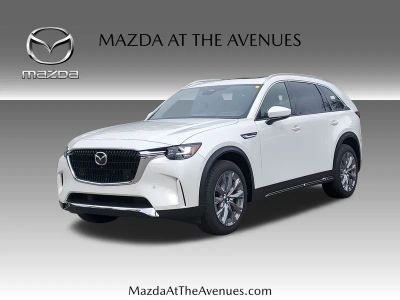 2026 Mazda CX-90 3.3 Turbo Premium Plus in White — front three-quarter view