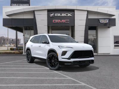2026 Buick Enclave Sport Touring in Summit White — front three-quarter view