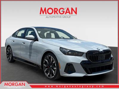 2027 BMW 5 Series 530i in Brooklyn Grey Metallic — front three-quarter view