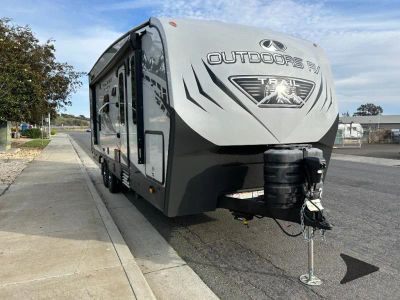 2025 Outdoors RV MTN TRX — front three-quarter view