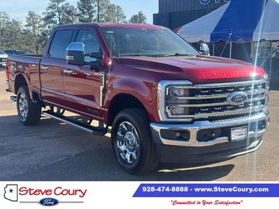 2026 Ford F-250SD W2B in Ruby Red Metallic — front three-quarter view