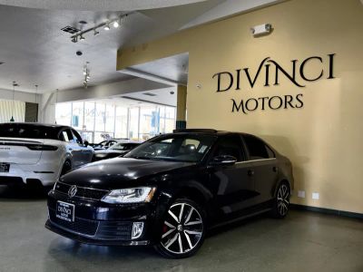 2013 Volkswagen Jetta in Black — front three-quarter view