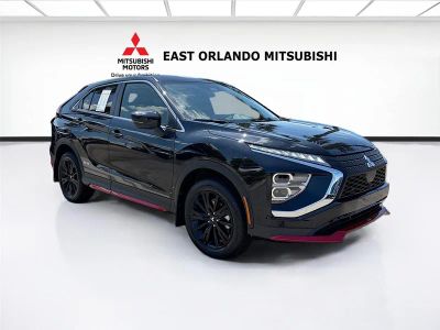 2026 Mitsubishi Eclipse Cross Ralliart in Labrador Black Pearl — front three-quarter view