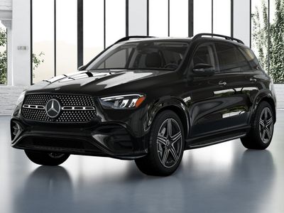 2026 Mercedes-Benz GLE 350 in Black — front three-quarter view