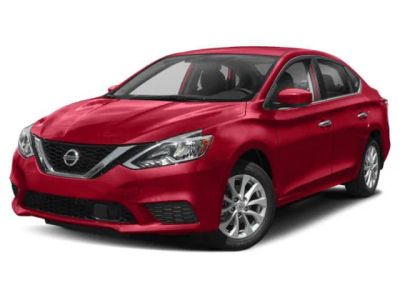 2019 Nissan Sentra SV in Brilliant Silver Metallic — front three-quarter view