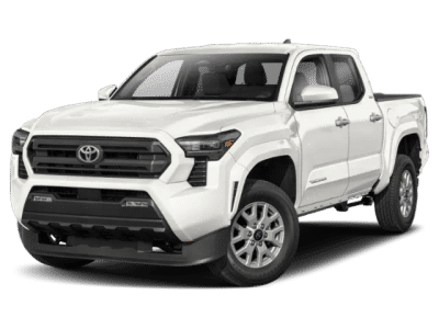 2026 Toyota Tacoma 2WD SR5 in Ice — front three-quarter view