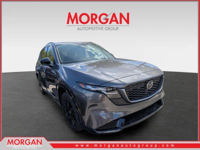 2026 Mazda CX-5 2.5 S Premium in Machine Gray Metallic — front three-quarter view