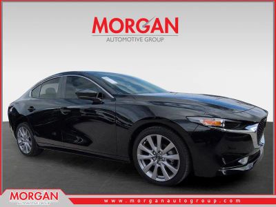 2023 Mazda Mazda3 3 2.5 S Preferred Package in Black — front three-quarter view