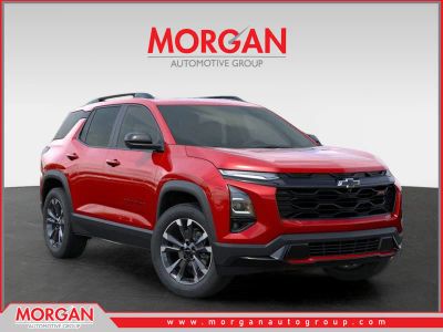 2026 Chevrolet Equinox FWD RS in Radiant Red Tintcoat — front three-quarter view