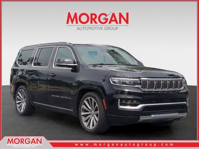 2023 Jeep Grand Wagoneer Series II in Black — front three-quarter view