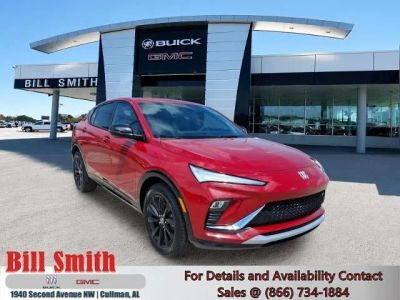 2026 Buick Envista Sport Touring in Brilliant Red — front three-quarter view
