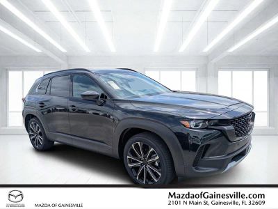 2026 Mazda CX-50 2.5 Turbo in Black — front three-quarter view