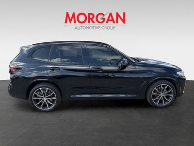 2022 BMW X3 — rear three-quarter view