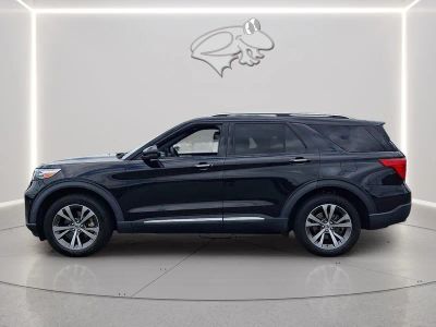 2020 Ford Explorer — rear three-quarter view
