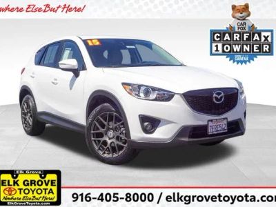 2015 Mazda CX-5 Grand Touring in White — front three-quarter view