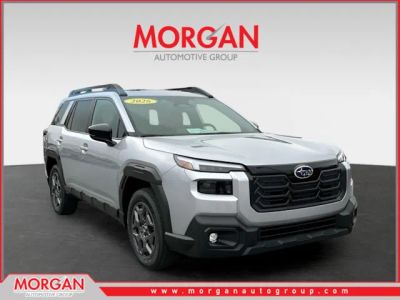 2026 Subaru Outback Premium in White — front three-quarter view