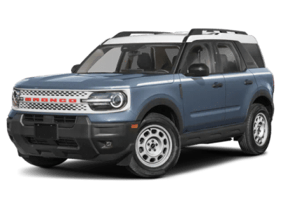 2025 Ford Bronco Sport Heritage in Gray — front three-quarter view