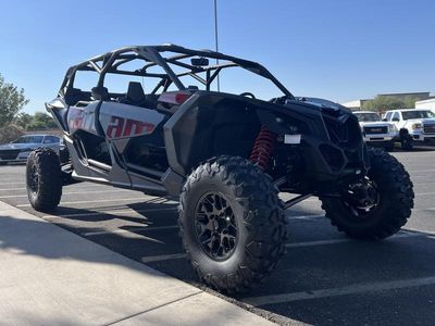 2026 Can-Am Maverick X3 MAX RS Turbo Dusty Navy — front three-quarter view