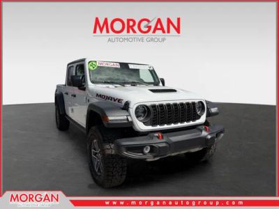 2025 Jeep Gladiator Mojave in White — front three-quarter view