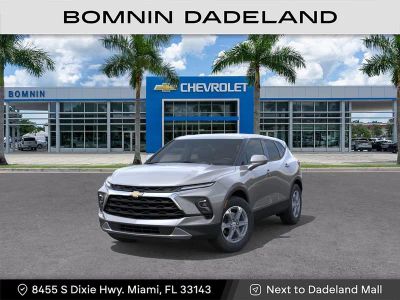 2026 Chevrolet Blazer 2LT in Sterling Gray Metallic — front three-quarter view