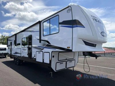 2026 Forest River RV Vengeance Rogue Armored — rear three-quarter view