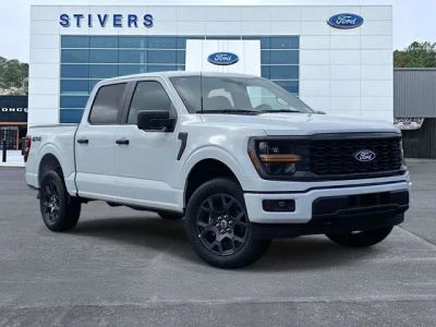 2026 Ford F-150 STX in White — front three-quarter view