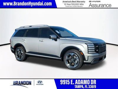 2026 Hyundai PALISADE Limited in Silver — front three-quarter view